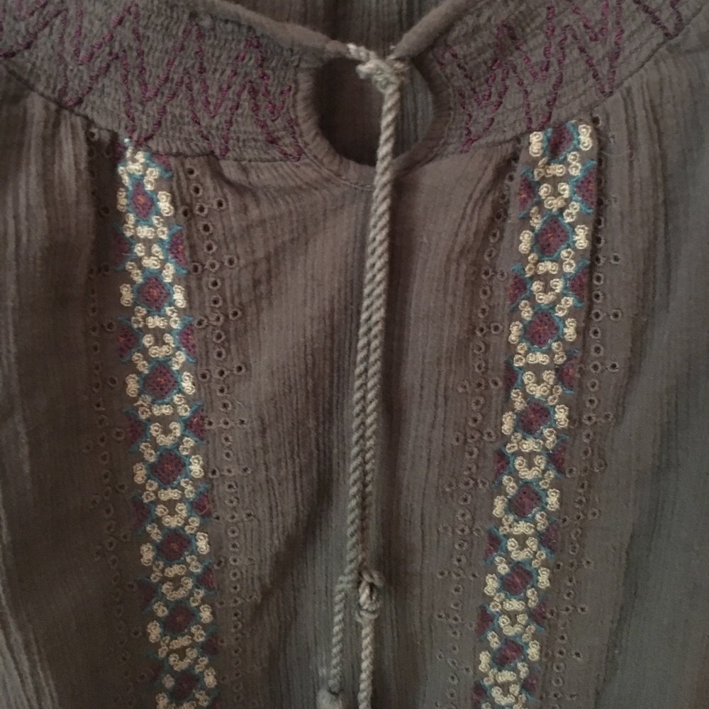 Vintage American jeans boho shirt